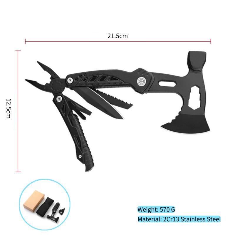 15 in 1 survival tool with hammer & axe – essential camping & hiking gear 15 in 1 survival tool with hammer & axe – essential camping & hiking gear