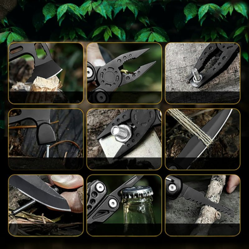 15 in 1 survival tool with hammer & axe – essential camping & hiking gear 15 in 1 survival tool with hammer & axe – essential camping & hiking gear