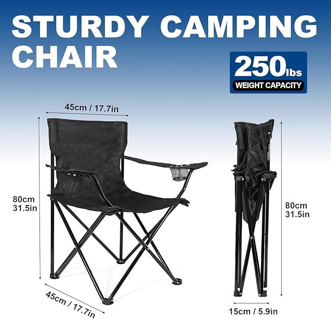 2 pack lightweight camping chairs for adults & teens 2 pack lightweight camping chairs for adults & teens
