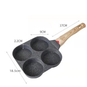 Home non stick steak & egg frying pan – gas & induction compatible