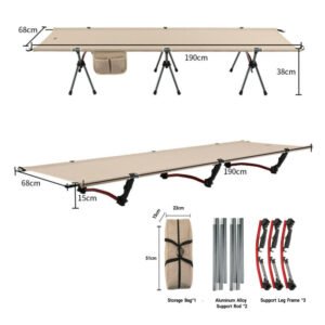 adrift allseason foldable camp bed